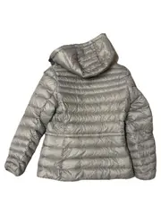 Vorschaubild 2 von Steppjacke Damen Gr. S Grau Kapuze Daunenjacke