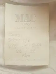 Vorschaubild 3 von Damen Mom Jeans Conny Stitch 7/8 Gr. 36/S Weiß Baumwolle Mix Casual