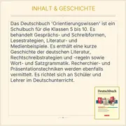 Vorschaubild 3 von Deutschbuch Orientierungswissen Neue Grundausgabe Schulbuch