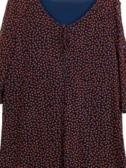 Vorschaubild 2 von Damen Freizeitkleid Gr. 50/L Mehrfarbig Tiermuster Casual