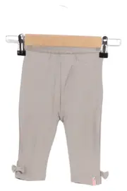 Vorschaubild 1 von Kinder Leggings Gr. 74 Grau Casual Baby Hose mit Schleifen