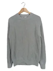 Vorschaubild 1 von Herren Pullover Grau Gr. S Casual Baumwolle