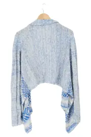 Vorschaubild 2 von Damen Strickjacke Blau XXS/32 Casual Bohemian Cardigan