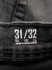Vorschaubild 4 von FSBN Damen Jeans Slim Fit W31/L32 Schwarz Casual Denim Hose Gr. 40