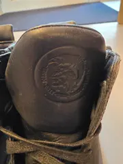 Vorschaubild 2 von Herren High Top Sneaker Schwarz Leder Gr. 45 Reißverschluss