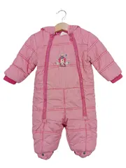 Vorschaubild 1 von Baby Mädchen Schneeanzug Gr. 68 Pink Kariert Gesteppt Winter Overall