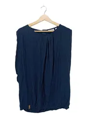 Vorschaubild 1 von Damen Pullunder Top Bluse Blau Gr. L Viskose Casual