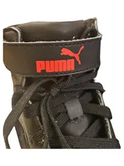 Vorschaubild 3 von Kinder High Top Sneaker Gr. 34 Schwarz Weiß Rot Leder Klettverschluss