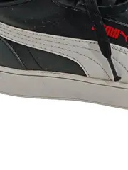 Vorschaubild 4 von Kinder High Top Sneaker Gr. 34 Schwarz Weiß Rot Leder Klettverschluss