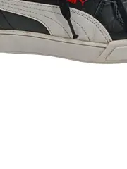 Vorschaubild 5 von Kinder High Top Sneaker Gr. 34 Schwarz Weiß Rot Leder Klettverschluss