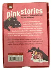 Vorschaubild 2 von Pink Stories Rätselspiel für Mädchen ab 8 Jahre 50 verflixt verhexte Rätsel