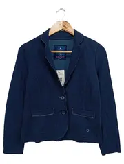 Vorschaubild 1 von Damen Blazer Gr. 38/M Blau Klassisch Elegant Casual