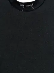Vorschaubild 2 von Damen Top Ärmellos Schwarz Gr. S Casual Rippstrick