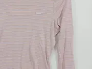 Vorschaubild 3 von Damen Langarmshirt gestreift Rosa Gr. 38 Baumwolle Casual