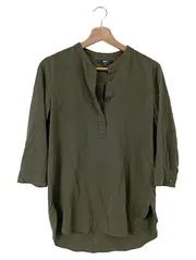 Vorschaubild 1 von Damen Hemdbluse Oliv Gr. S Casual