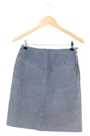 Vorschaubild 1 von Damen A-Linienrock 34/XS Blau Gestreift Klassisch Preppy