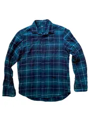 Vorschaubild 1 von Herren Freizeithemd Kariert Grün Blau Gr. XS Baumwolle Casual