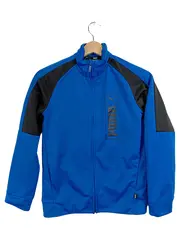 Vorschaubild 4 von Trainingsjacke Kinder Gr. 152 Blau Schwarz Sportjacke Polyester