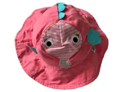 Vorschaubild 1 von Hut Mädchen Rosa M Polyester Sonnenhut Tiermotiv UPF 50+