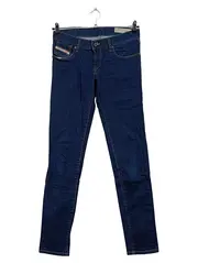Vorschaubild 1 von Damen Jeans Slim Fit Skinny Dunkelblau W28 L33 Stretch