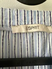 Vorschaubild 6 von Damen Sommerkleid Gr. 34/XS gestreift Baumwolle Blau Casual