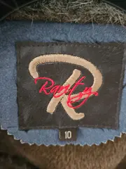 Vorschaubild 3 von RAnty Fellweste Damen Gr. M/10 Blau Kunstfell Weste Winterweste