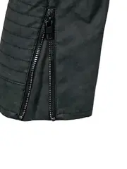 Vorschaubild 4 von Damen Bikerjacke Kunstleder Grau Gr. M Motorrad-Stil NEU