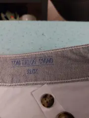 Vorschaubild 2 von Chino Slim Stoffhose Damen Gr. 36 Grau Gestreift