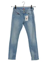 Vorschaubild 1 von Damen Slim Fit Jeans Hose W27/L28 Hellblau Stretch