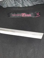 Vorschaubild 4 von Damen Bluse Elegant Schwarz Gr. 32/XXS Kurzarm Rüschen