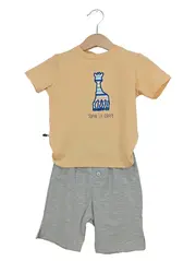Vorschaubild 1 von Baby Set Kinder Shirt Hose Gr. 12 Monate / 80 Gelb Giraffe
