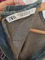 Vorschaubild 6 von Damen Jeanskleid Blau Gr. S Casual Midikleid Sommer Baumwolle