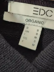 Vorschaubild 6 von EDC Damen Kapuzenpullover Gr. 36/S Grau Blumenstickerei Hoodie