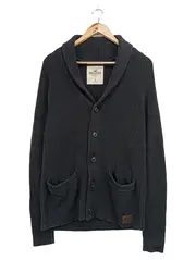 Vorschaubild 1 von Damen Strickjacke Grau 36/S Klassisch Casual Baumwolle Polyacryl