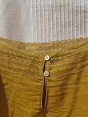 Vorschaubild 4 von Damen Top Gelb Gr. S mit Spitze