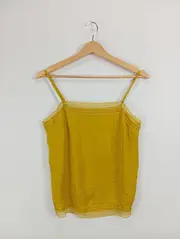 Vorschaubild 2 von Damen Top Gelb Gr. S mit Spitze