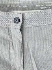 Vorschaubild 3 von Damen Shorts Gr. 38 Blau Gestreift Casual Bermuda Baumwolle Elasthan