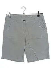 Vorschaubild 1 von Damen Shorts Gr. 38 Blau Gestreift Casual Bermuda Baumwolle Elasthan