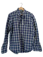 Vorschaubild 1 von Herren Freizeithemd Gr. XL Kariert Blau Baumwolle Regular Fit