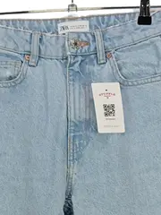 Vorschaubild 2 von Damen Jeans Hose Regular Fit Gr. 34 Blau Casual