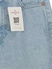 Vorschaubild 3 von Damen Jeans Hose Regular Fit Gr. 34 Blau Casual