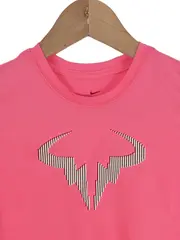Vorschaubild 2 von Kinder Sport Shirt T-Shirt Nadal Logo Pink Gr. 147 Polyester Dri-Fit