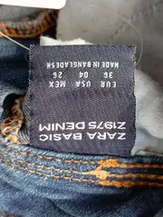 Vorschaubild 4 von Damen Jeans Slim Fit Gr. 36/S W28 Blau Casual Denim Hose