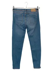 Vorschaubild 2 von Damen Jeans Slim Fit Gr. 36/S W28 Blau Casual Denim Hose