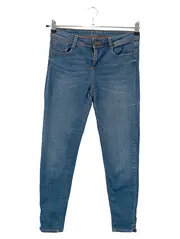 Vorschaubild 1 von Damen Jeans Slim Fit Gr. 36/S W28 Blau Casual Denim Hose