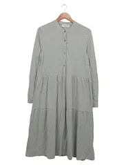 Vorschaubild 1 von Damen Kleid Gr. 36 Grau Meliert Stufenkleid Langarm