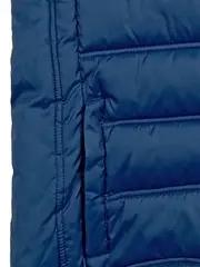 Vorschaubild 3 von Boys Steppweste Kinder Gr. 152 Blau Kapuze Reißverschluss
