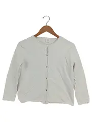 Vorschaubild 1 von Kinder Strickjacke Gr. 152 Beige Baumwolle Basic Cardigan 3/4 Arm