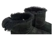 Vorschaubild 3 von Mini Bailey Bow Damen Stiefel Schwarz Gr. 39 Lammfell Boots