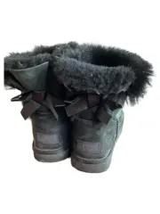 Vorschaubild 2 von Mini Bailey Bow Damen Stiefel Schwarz Gr. 39 Lammfell Boots